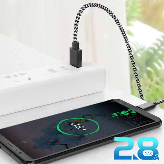 USB кабель Kaku KSC-107 USB - Micro USB 1m - Black | Зображення 3