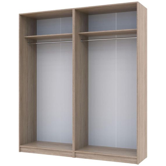 Комплект шкафов для одежды Doros Промо (2 шт.) 180х48х204 см Дуб сонома (DRS-011210) | Зображення 3