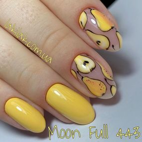 Гель-лак Moon Full Breeze color №443 яскраво-жовтий 8 мл