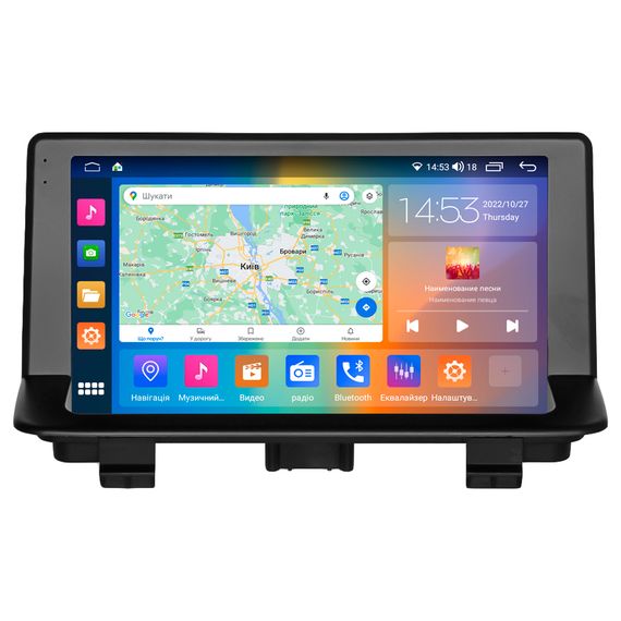 Штатна магнітола Lesko для Audi Q3 I (8U) 2011-2014 IPS 9" 2/32Gb CarPlay 4G Wi-Fi GPS Prime