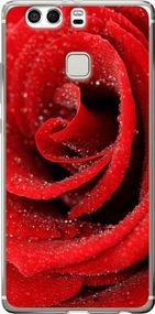 Чехол на Huawei P9 Plus Красная роза "529u-300-17620"