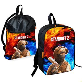 Школьный рюкзак детский Standoff 2 + Сумка для обуви спортивной формы рюкзак-мешок для мальчика (01843)
