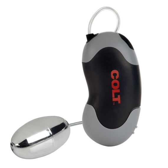 Віброяйце з дротовим пультом COLT Xtreme, сріблястий, 5,7 × 2,5 см Sex Aura | Зображення 2