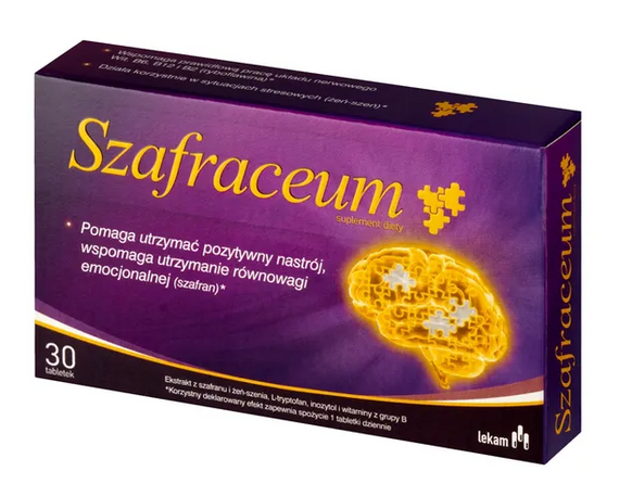 Szafraceum Шафрацеум, таблетки, вкриті оболонкою, 30 шт.