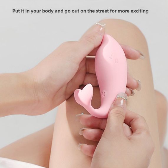 Вагінальний масажер "Dolphin princess", 10 режимів вібрації, колір рожевий sexstyle | Зображення 5