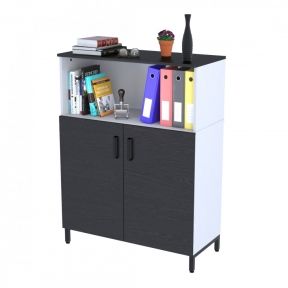 Тумба офисная Loft Design LTO-900-1200 белая венге