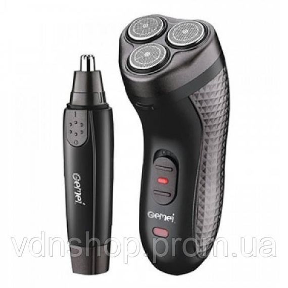 Акумуляторна бритва для гоління голови GEMEI GM-7113, Хороші електричні бритви для гоління IR-51 | Зображення 3