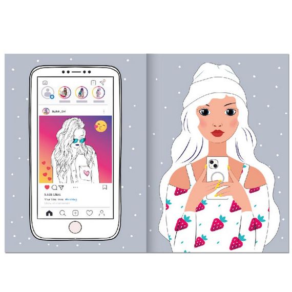 Дитяча розмальовка "Girls' Lifestyle" РМ-88-03 серія "Dream & Style" | Зображення 1