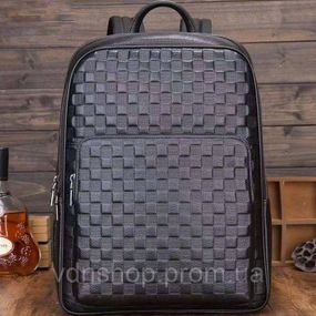 Рюкзак мужской 30х41х12, городской наплечник для ноутбука и документов Tiding Bag 13292 черный