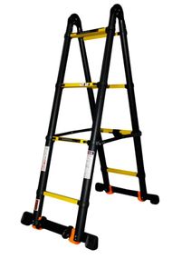 Драбина універсальна телескопічна GTM KME3034B 2x4 алюмінієва, 3400 мм (39419)