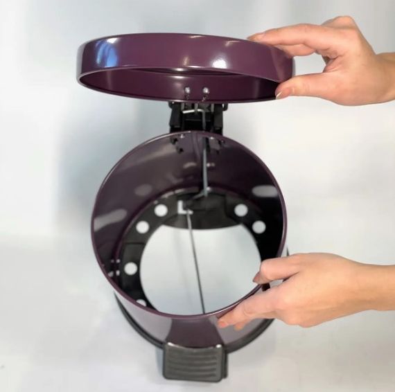 Відро для сміття з педаллю Mertinox 3 л фіолетове 4501.1825S.105.03 | Зображення 3