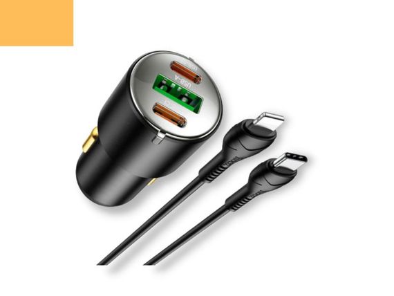 Автомобильное зарядное устройство XPRO NZ6 PD45W Type-C to Lightning черный (37362-01)
