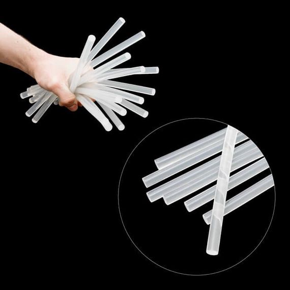 Комплект стрижнів клейових прозорих 11,2*300 мм, 1 кг INTERTOOL RT-1026 | Зображення 2