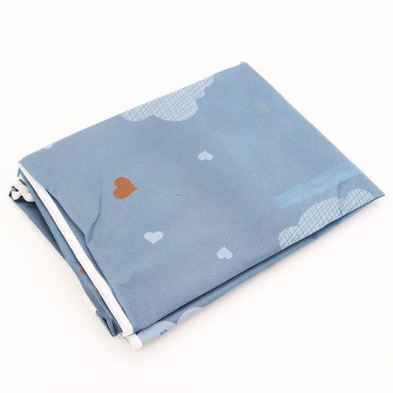 Чехол для постельного белья (60х30х40см), 75л, Синий / Складной органайзер для хранения вещей | Зображення 6