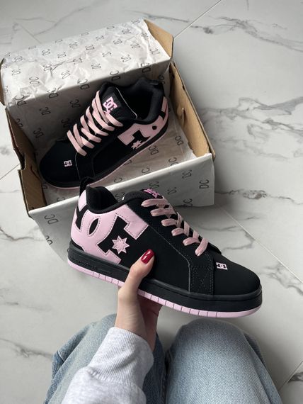 Кросівки DC Court Graffik Black Pink , В'єтнам , Снікерcи DC Court Graffik Black Pink 39 25 см