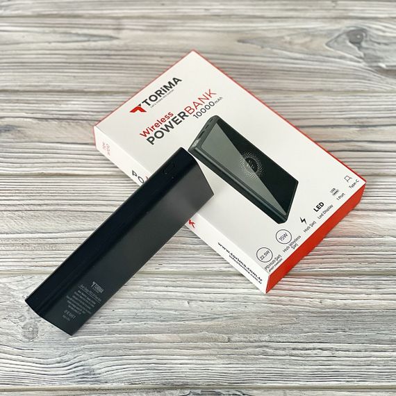Зовнішній акумулятор з бездротовим заряджанням Qi Torima TRM W1010 10000 mAh (47188-1010_418) | Зображення 5