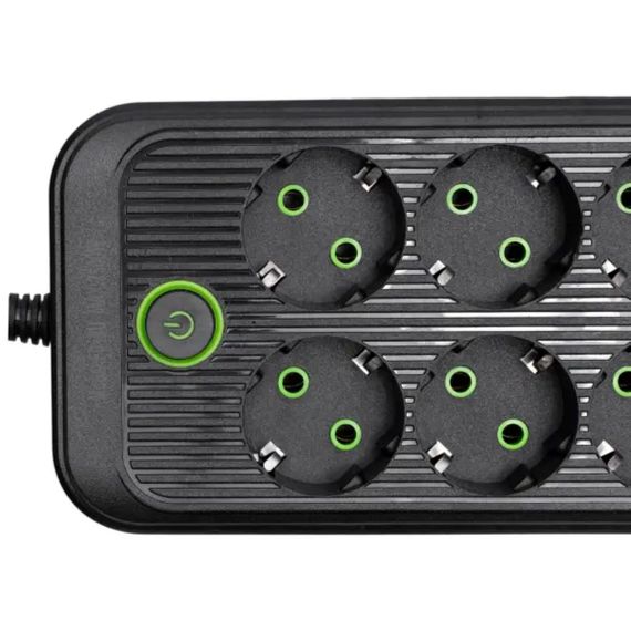 Мережевий фільтр-подовжувач 6 розеток 4 USB-A + 2USB Type-C 5м HP-5-54 | Зображення 2