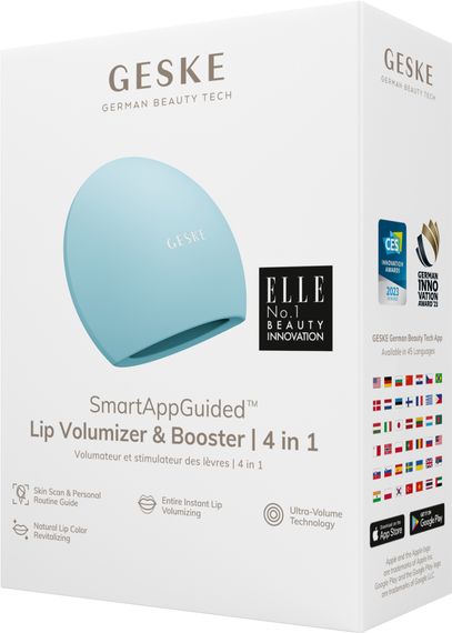 Устройство для увеличения объема губ GESKE Lip Volumizer&Booster 4в1 Big white, Бирюзовый | Зображення 7