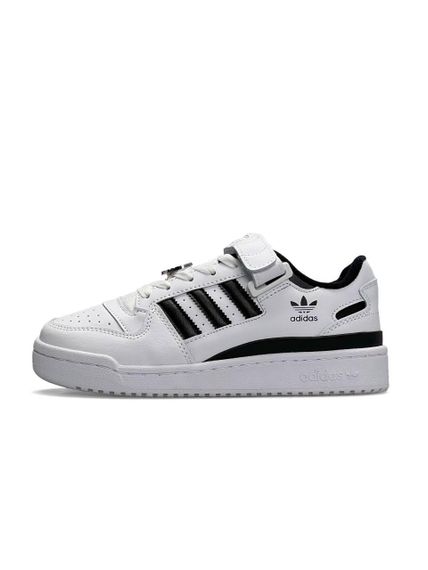 Жіночі кросівки A-didas Forum 84 Low New All White Black  , В'єтнам