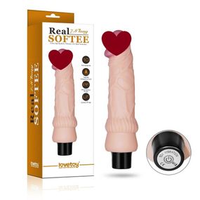 Вибромассажер 7.8 Real Softee Vibrating Dildo 2 sexstyle