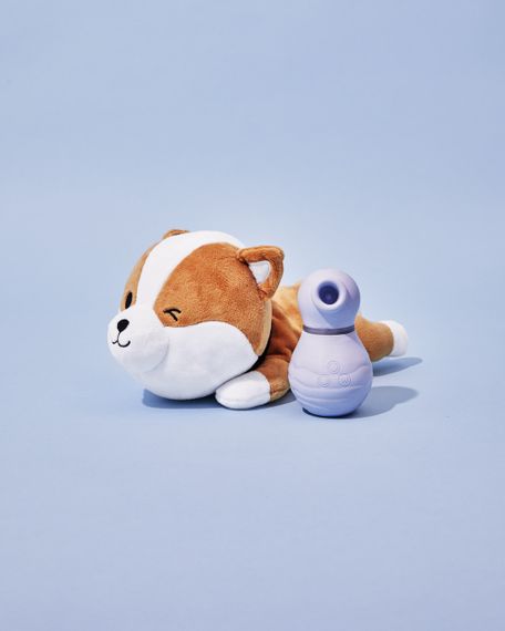 Вакуумний стимулятор для клітора TOYS+ з кейсом у вигляді песика шіба-іну Friday Bae (Франція) Sex Aura | Зображення 2