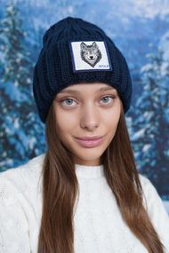 Шапка «Wolf» (6033-1) джинсовый