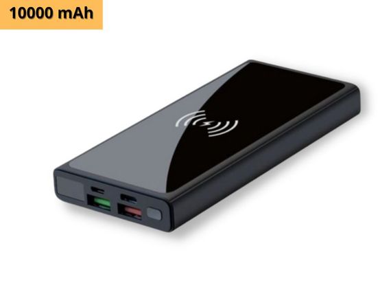 Павербанк зовнішній акумулятор XPRO PR141 10000mAh PD20W+QC22.5W Wireless з індикацією заряджання чорний (32739-01_710) | Зображення 1
