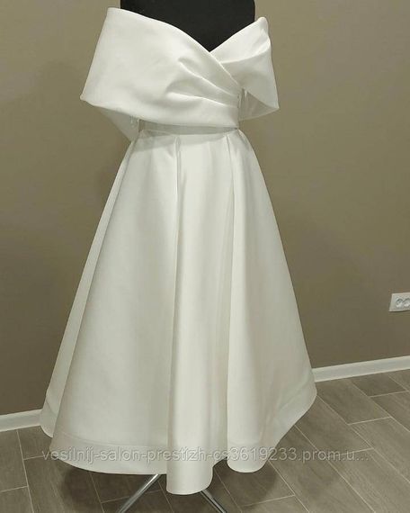 Сукня на розпис, атлас розмір 44 | Зображення 1