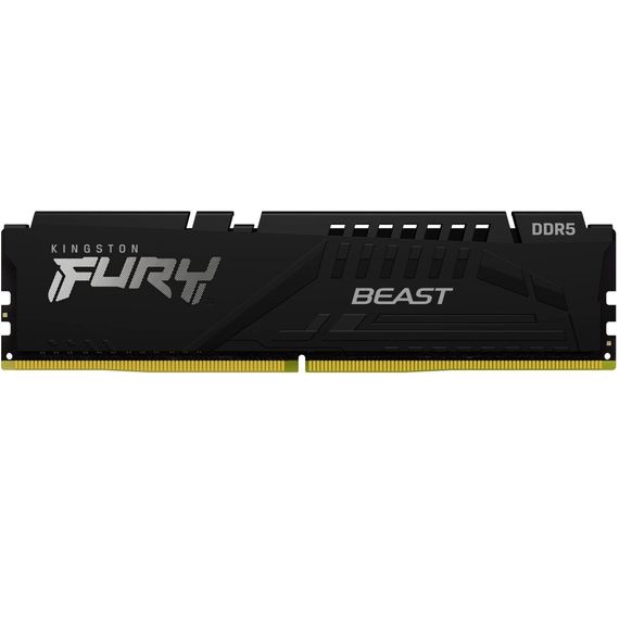 Модуль пам&#039;яті для комп&#039;ютера DDR5 32GB 5200 MHz Fury Beast Black Kingston Fury (ex.HyperX) (KF552C40BB-32)