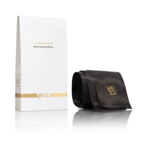 Сатиновая повязка на глаза YESforLOV BLACK SATIN BLINDFOLD Sex Aura