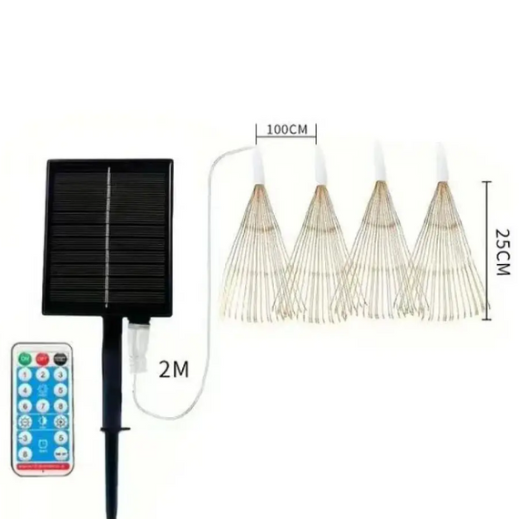 Сонячна гірлянда "Вогняні казки" з пультом дистанційного керування знижка | Зображення 1