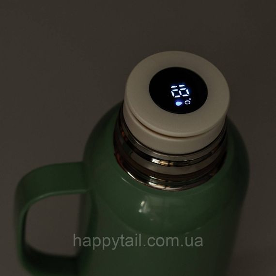 Термос Vacuum з датчиком температури на 820 мл м'ятний HP-14-55M | Зображення 4