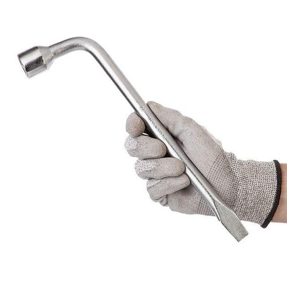 Ключ балонний L-подібний 22*350 мм INTERTOOL XT-4222 | Зображення 3