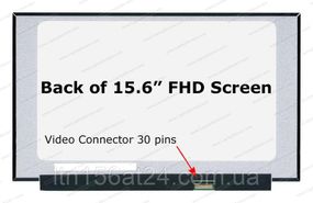 LCD 15.6 Slim 30pin Плата 26см (без ушек) 260мм N156HCE-EN1 Rev C1 LP156WFH-SPP1 N156HCG-EN1 n156hca-eac