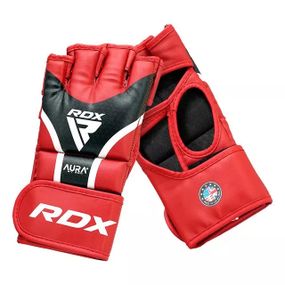 Перчатки для ММА RDX AURA PLUS T-17 Red/Black S