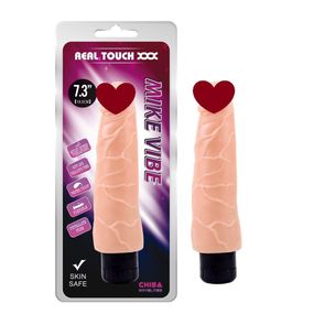 Вібратор реалістичний їхньої кібершкіри Chisa Real Touch XXX Mike Vibe, бежевий Sex Aura