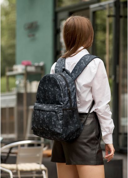 Жіночий рюкзак Sambag BRIX PJT чорний 40 x 27 x 15 см (11711702) | Зображення 6