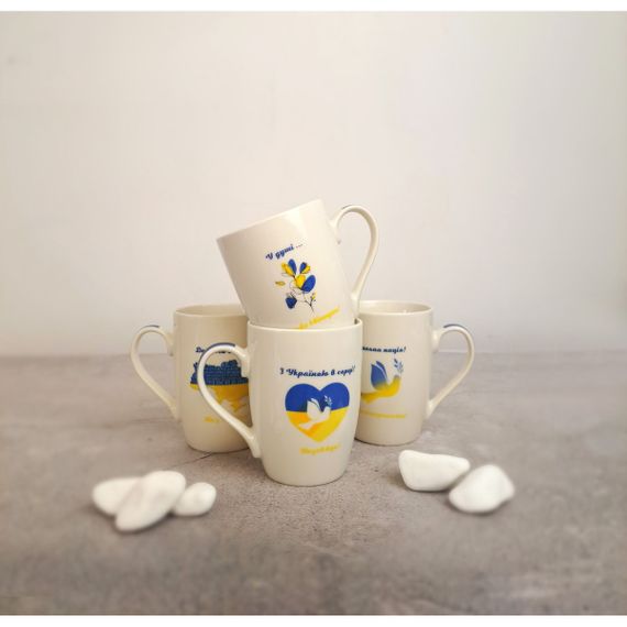 Чашка VT-C-175340 Айворі Рідна 340 мл Vittora | Зображення 3