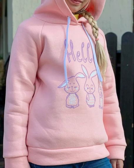 Худі для дівчинки Носи своє 104 Рожевий (p-8755-90085) | Зображення 4