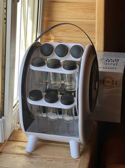 Контейнер для спецій / Набір приправних банок 18 шт БІЛА AND 1-62 | Зображення 6