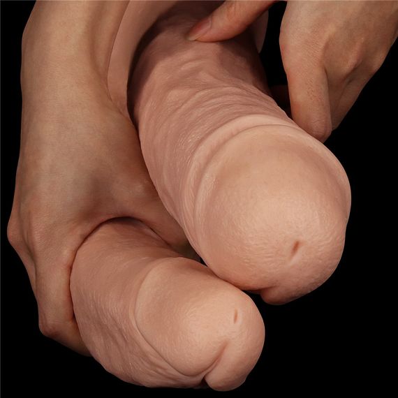 Подвійний фалоімітатор - King-Sized Realistic Mega Double Dildo 12" Sex Aura | Зображення 4