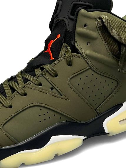 Кросівки  Air Jordan Retro 6 Trav1is Sco1tt ‘Olive’ 43 27 | Зображення 6