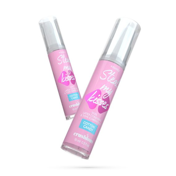 Оральный лубрикант Crushious Cotton Candy, 10 мл Sex Aura | Зображення 3