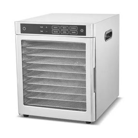 Дегидратор бытовой Tekhniko DH-10F-SS нержавеющая сталь (10 лотков 30*28 см)