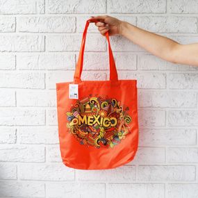 Сумка шопер 4Profi "Mexico" оксфорд померанчова 37394