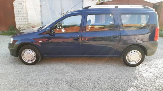 Рейлінги Хром Пластикові ніжки для Renault Logan MCV 2005-2013 рр