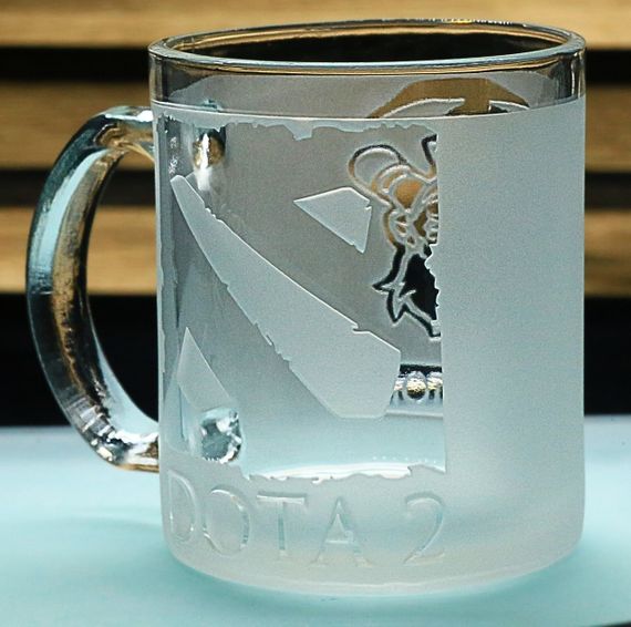 Чашка для чаю 320 мл Dota 2 з гравіюванням  Кружка з логотипом DOTA  чашка Disruptor  Подарунок геймеру | Зображення 2
