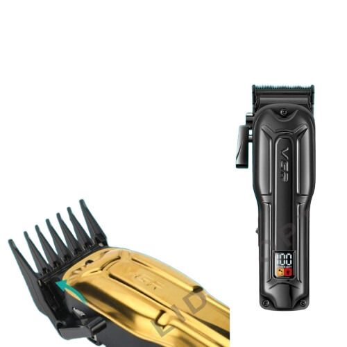 Акумуляторна машинка для стрижки VGR V-138 BLACK, 7000 об/хв, 2500 mAh, LED-дисплей, 4 насадки (46067-V-138_1015) | Зображення 6