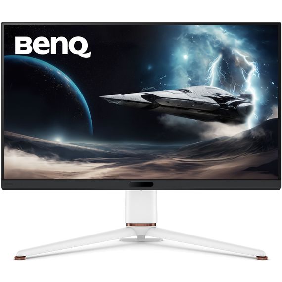 TFT 31.5" BenQ EX321UX, 4K UHD, IPS, 144Hz, HDMI, DP, USB- C, USB-hub, білий