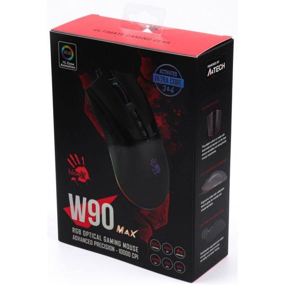 Мишка A4Tech Bloody W90 Max Stone black | Зображення 7